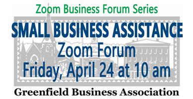  ZOOM Business Forum series: Small Business Assistance