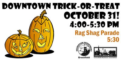 greenfield trick-or-treat