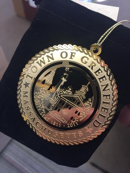 2010 Tree Ornament - Greenfield 200th Anniversary County Seat
