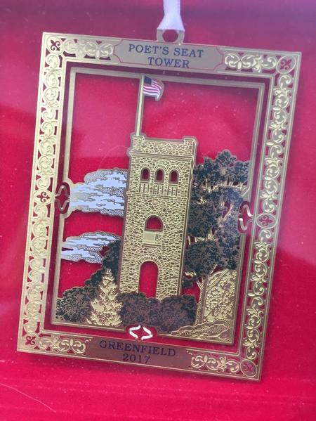 2017 Tree Ornament - Poet’s Seat Tower
