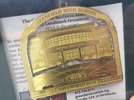 2015 Tree Ornament - Greenfield High School
